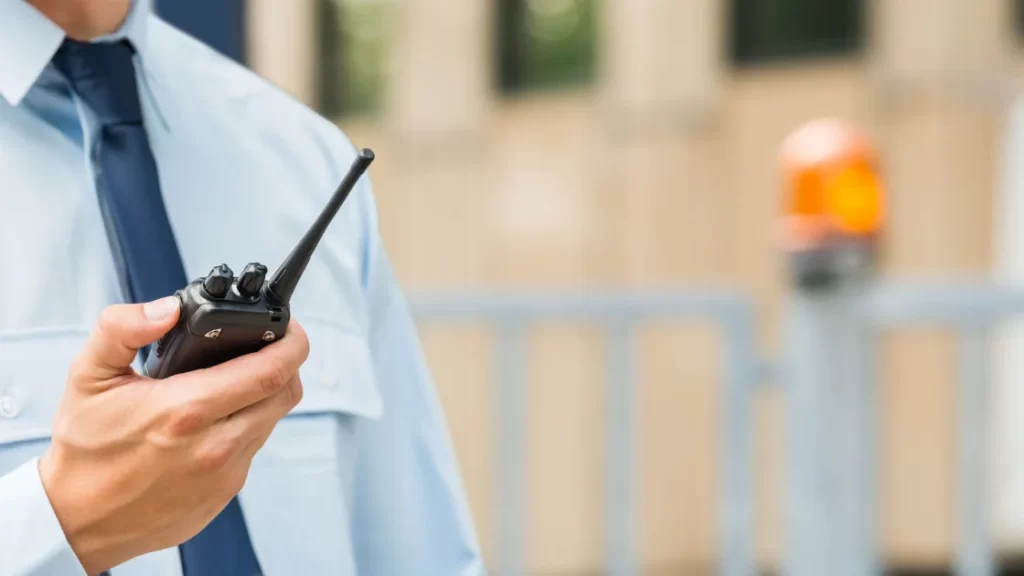 Security Guard with wireless Phone
